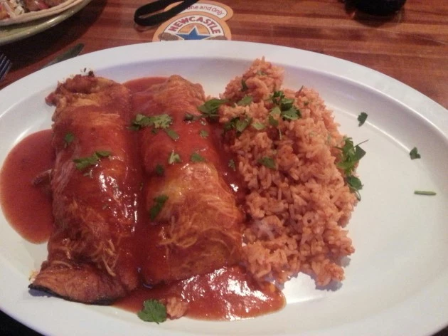 Beef Brisket Enchiladas at Zona & Co. Grille