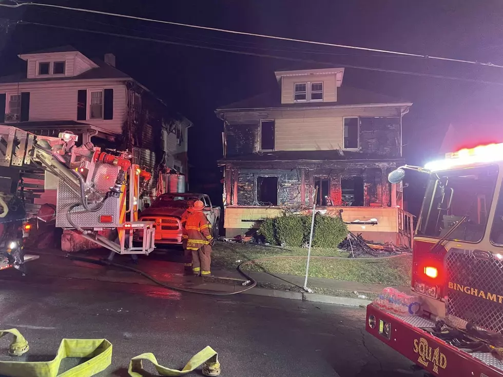 One Person Dead, One Firefighter Hurt in Binghamton Blaze