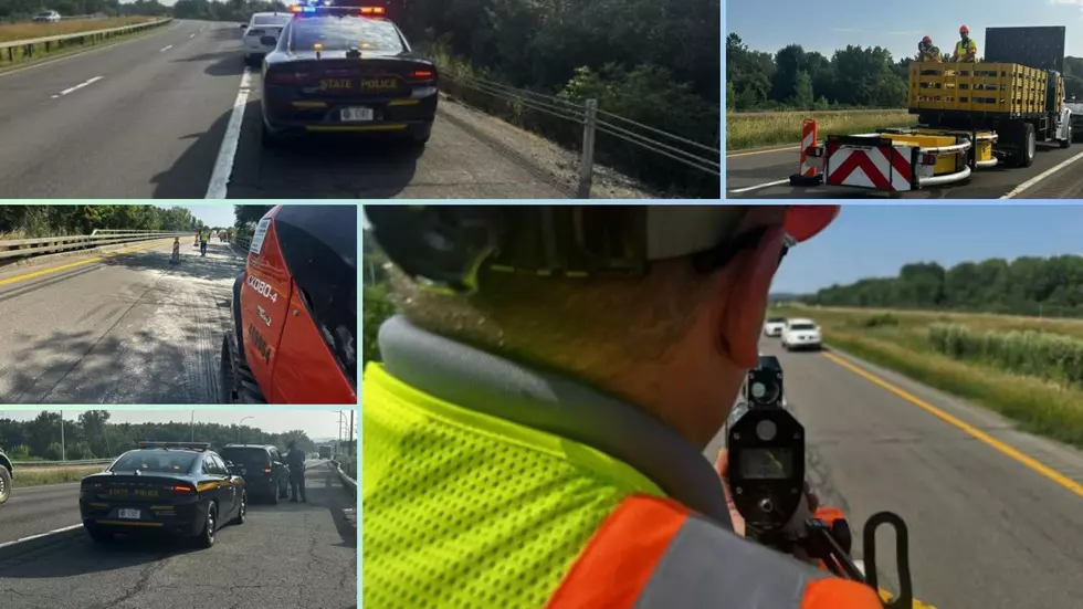 Undercover Troopers Monitor Traffic At Local Construction Site